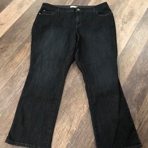CJ banks 18 W petite boot leg jeans